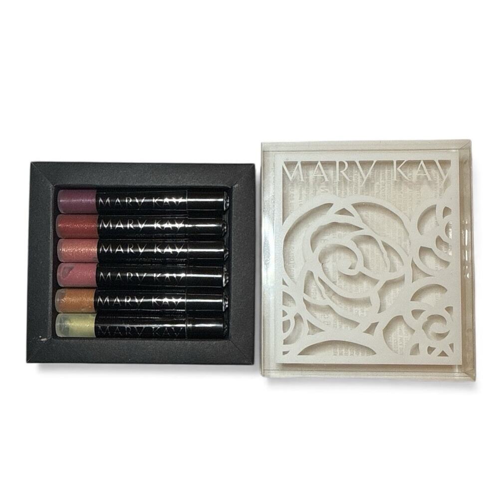 Mary Kay Mini Nourishine Plus Lip Gloss Set 6 Shades NEW